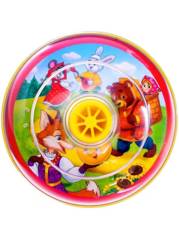 Юла прозрачная «Сказочные животные», МИКС