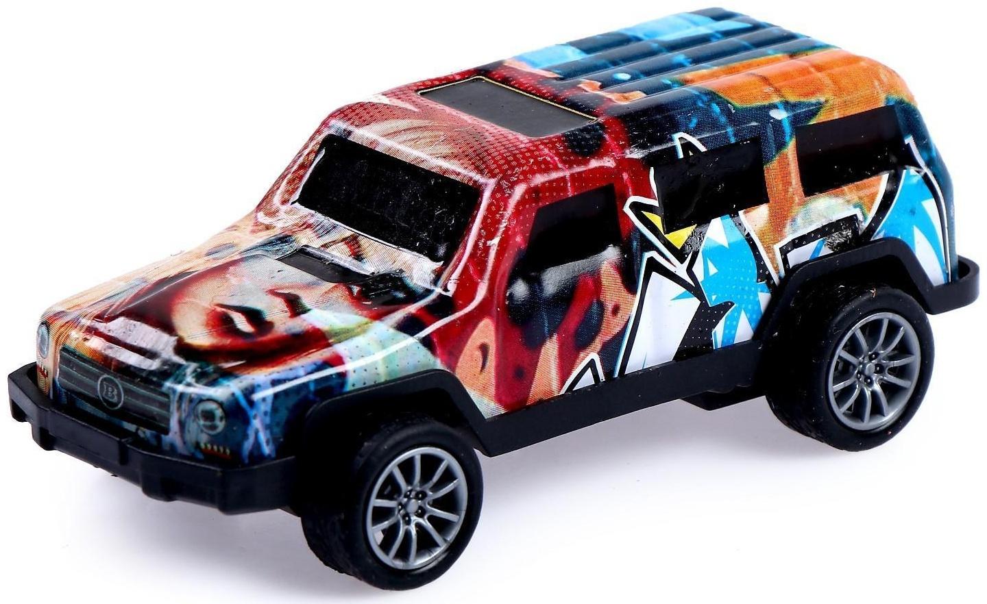 Набор металлических машин «Внедорожник», инерционные, 8 штук