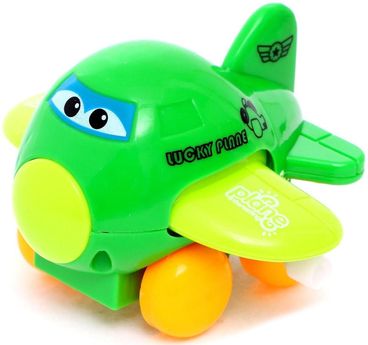 Игрушка заводная «Супер самолётик», цвета МИКС