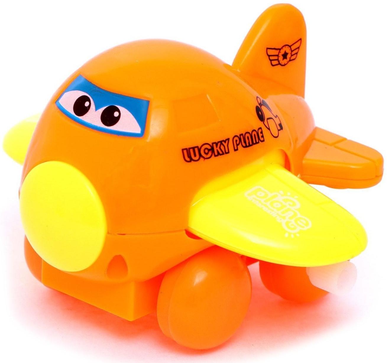 Игрушка заводная «Супер самолётик», цвета МИКС