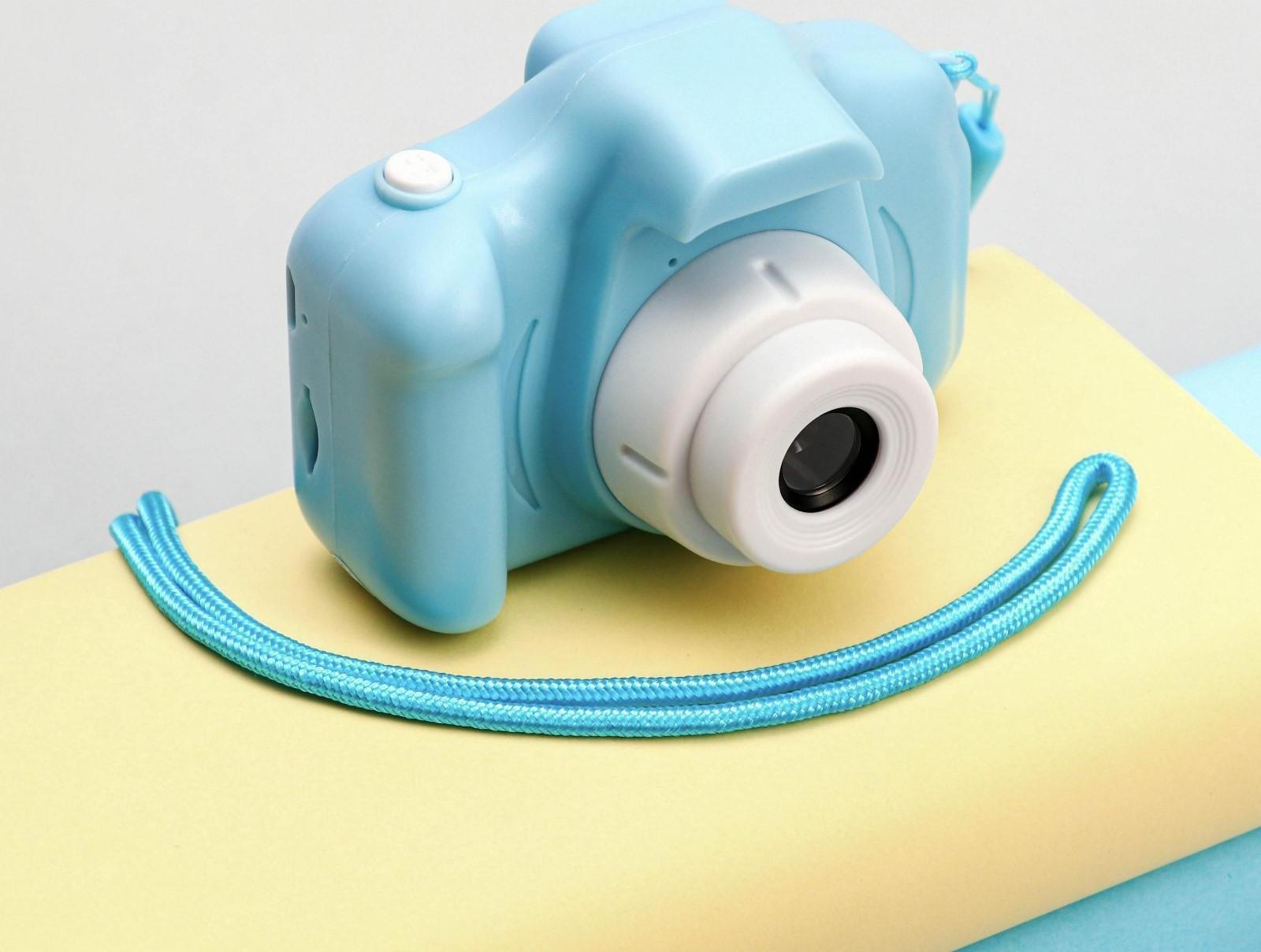 Фотоаппарат детский, синий, 8 х 6 см