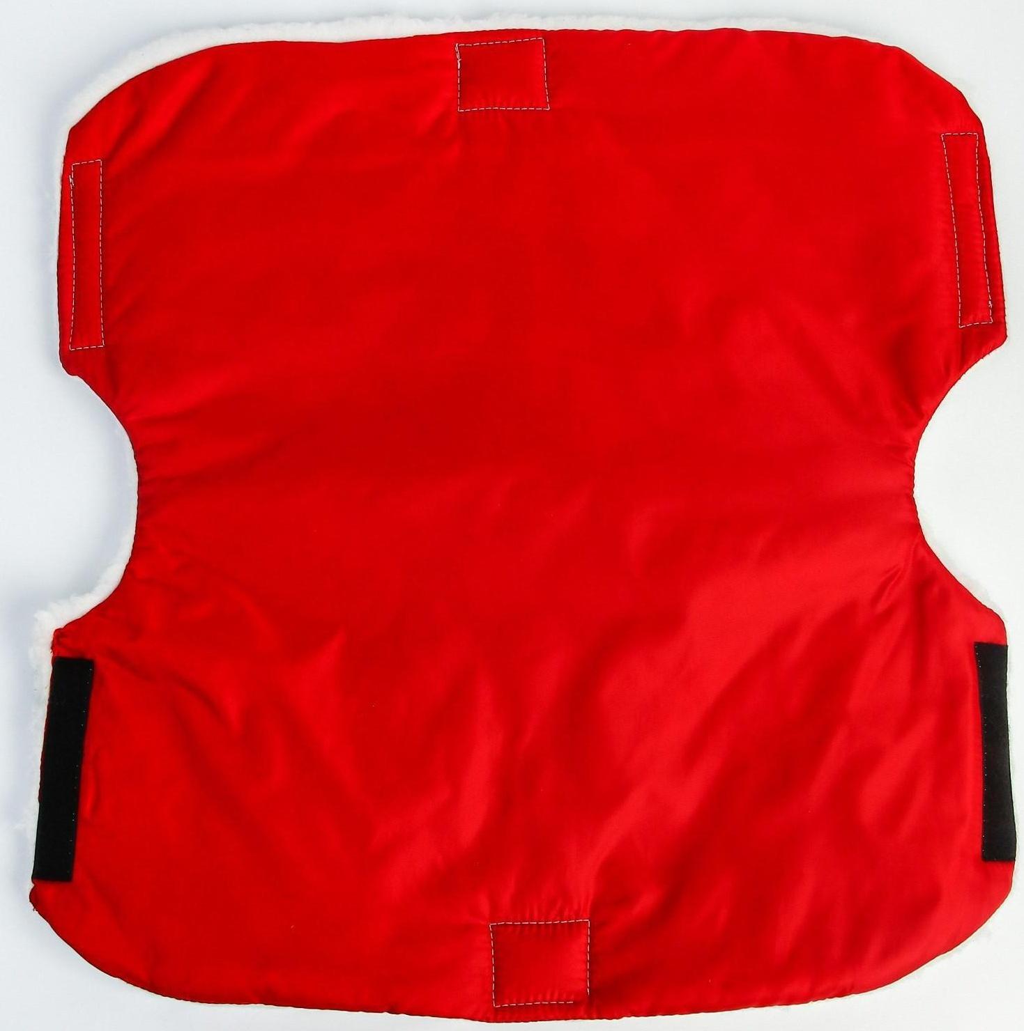 Муфта на ручку коляски, цвет красный