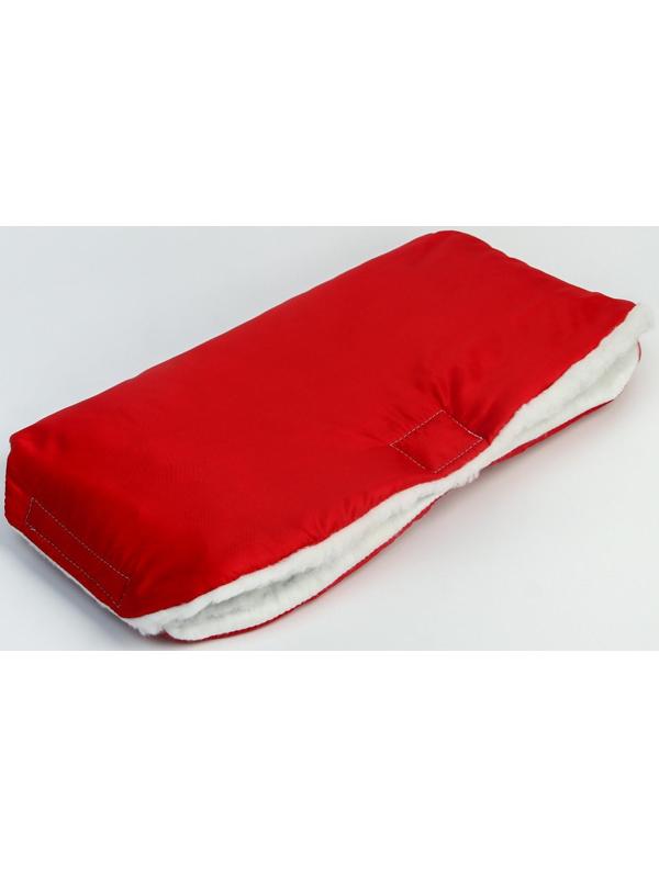 Муфта на ручку коляски, цвет красный