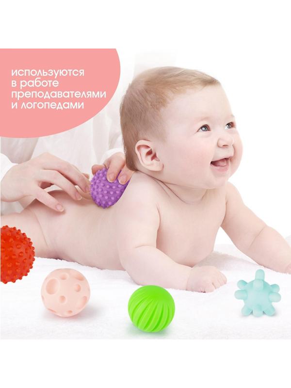 Развивающий, массажный, рельефный мячик «Акула»