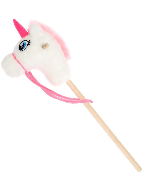 Мягкая игрушка «Единорог-скакун», на палке