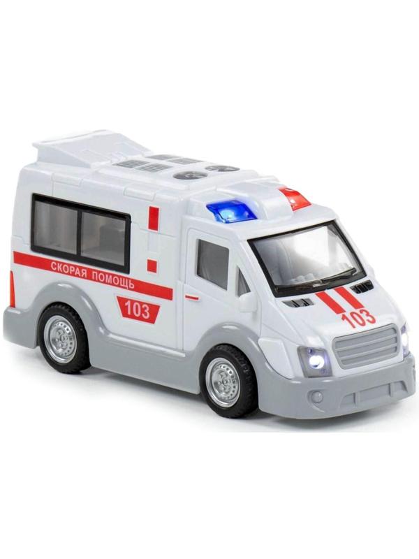 Автомобиль «Скорая помощь» инерционный, со светом и звуком