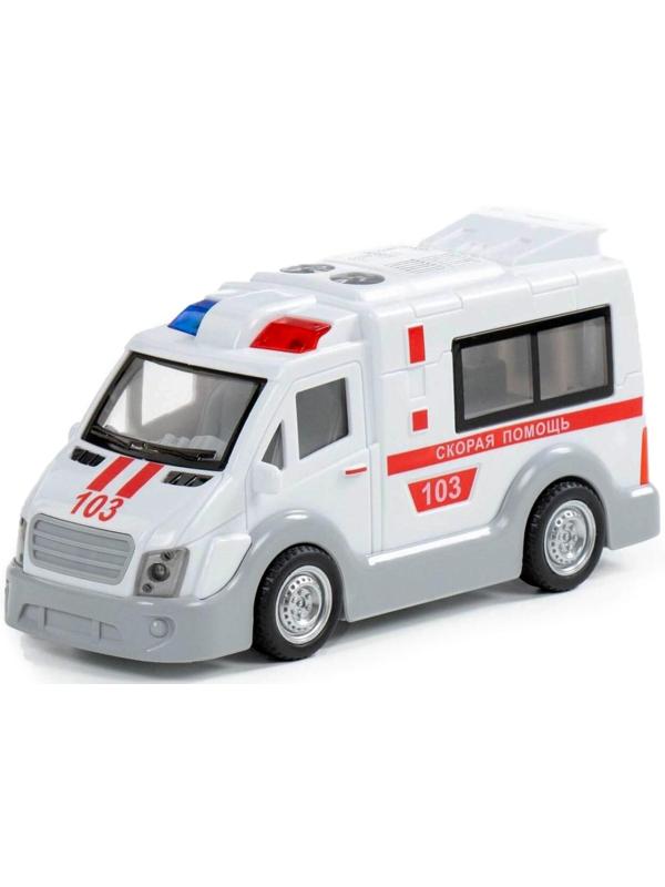 Автомобиль «Скорая помощь» инерционный, со светом и звуком
