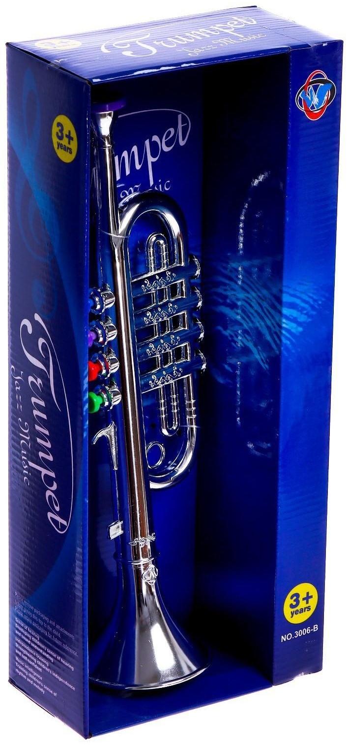 Игрушка музыкальная «Труба», цвета МИКС