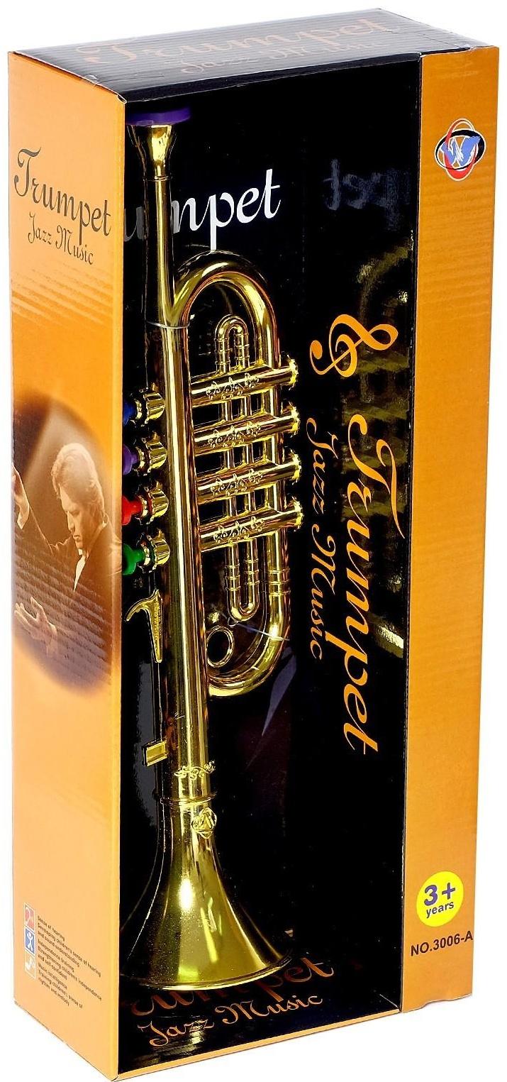 Игрушка музыкальная «Труба», цвета МИКС