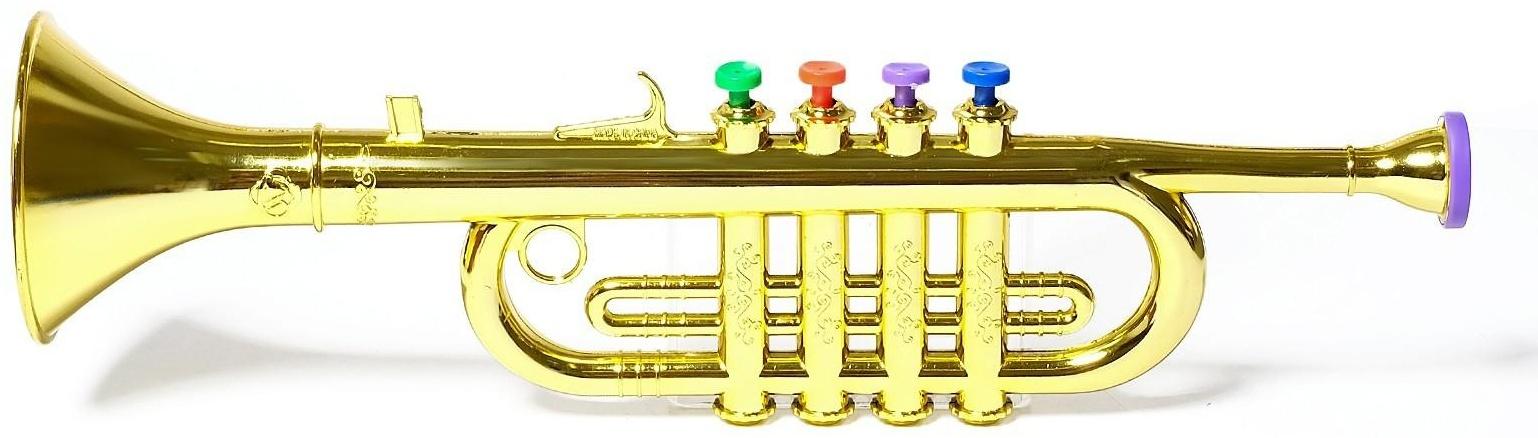 Игрушка музыкальная «Труба», цвета МИКС