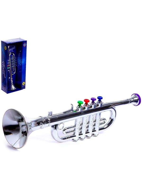 Игрушка музыкальная «Труба», цвета МИКС