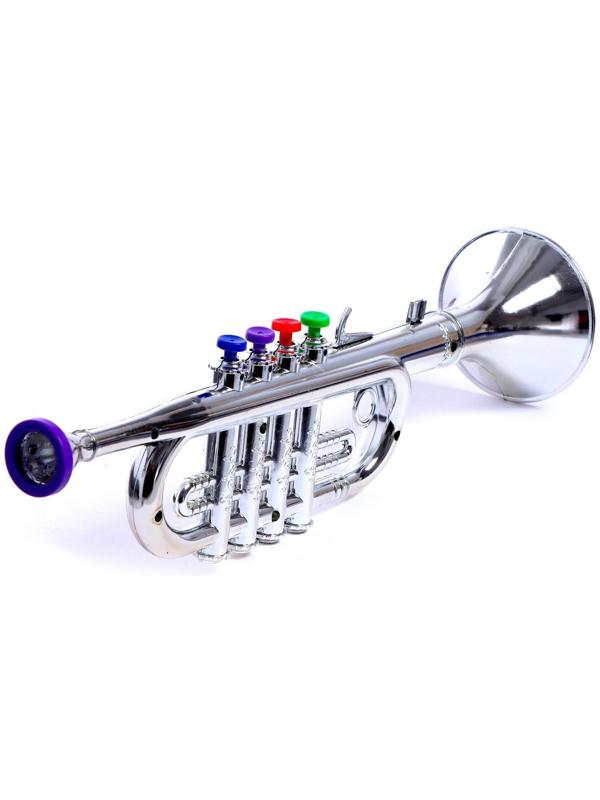 Игрушка музыкальная «Труба», цвета МИКС