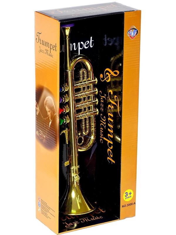 Игрушка музыкальная «Труба», цвета МИКС