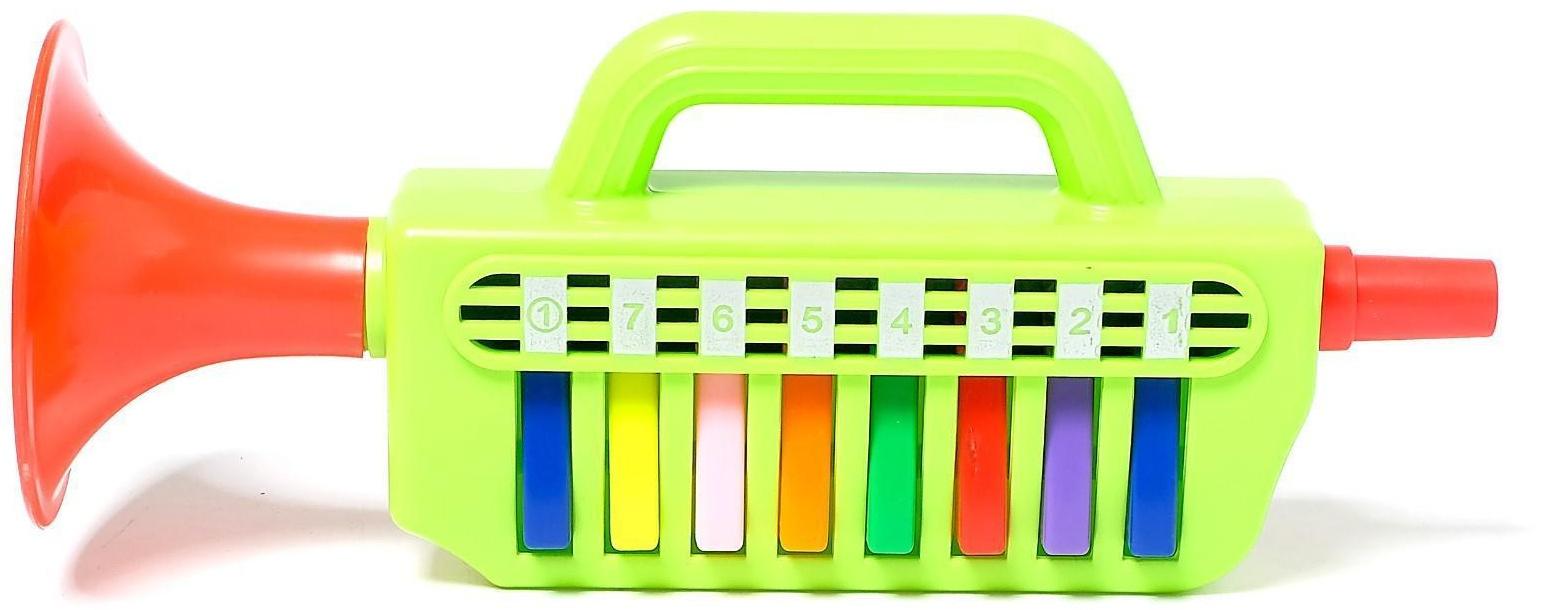 Игрушка музыкальная «Труба с клавишами», цвета МИКС
