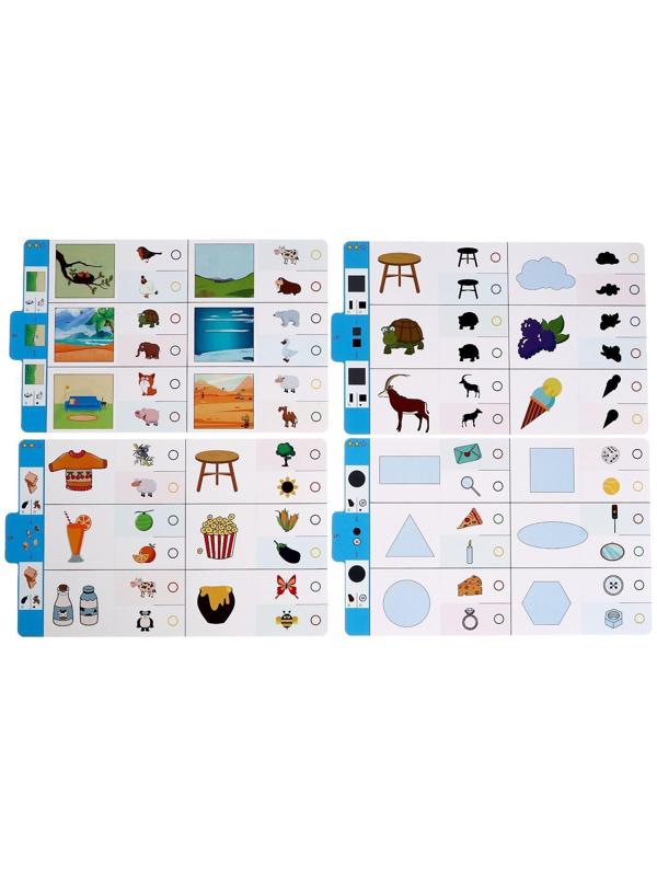 Магнитный планшет, обучающий с карточками, 18 карточек