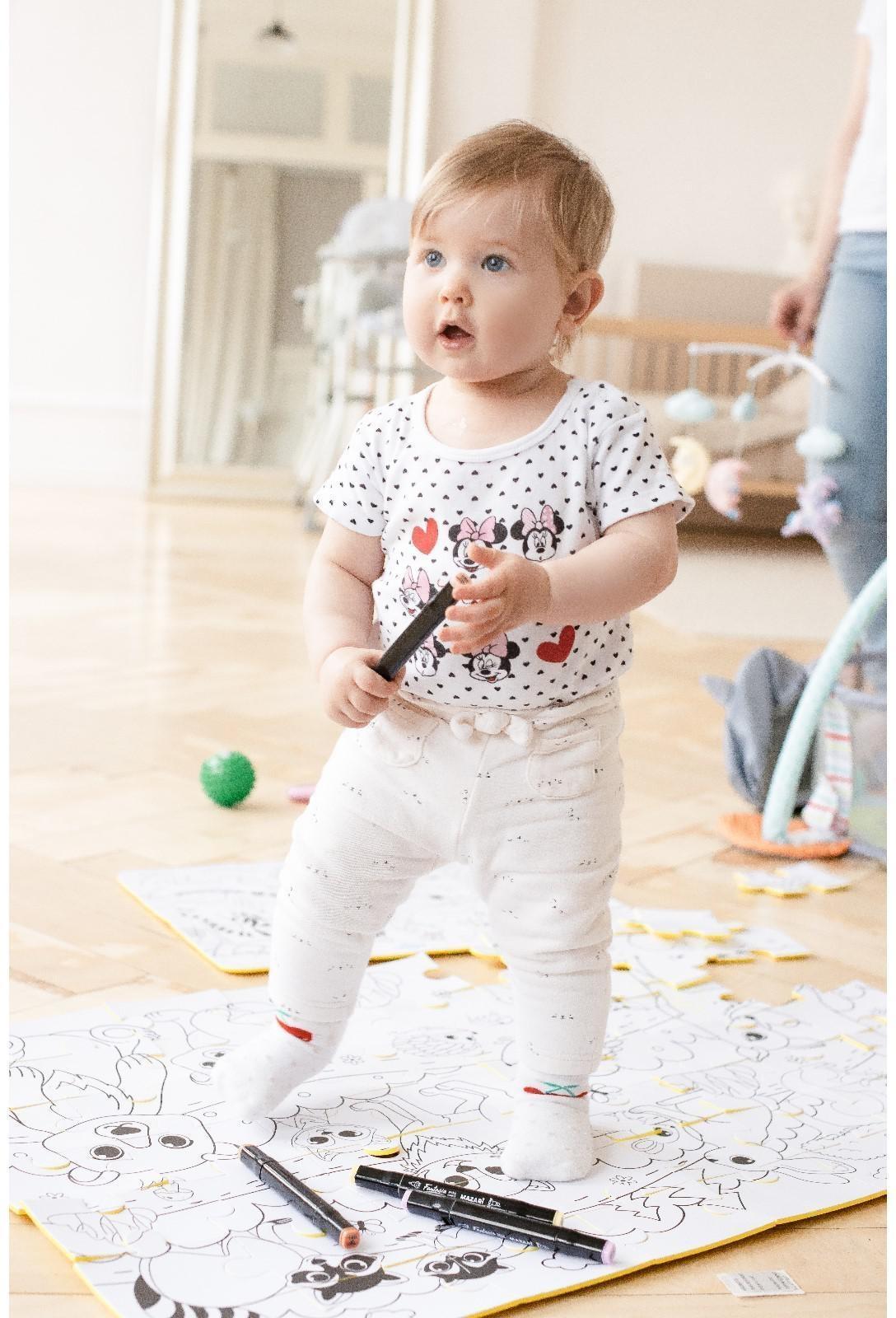 Развивающий коврик - пазл, раскраска «Африка», 50х33 см, 28 деталей