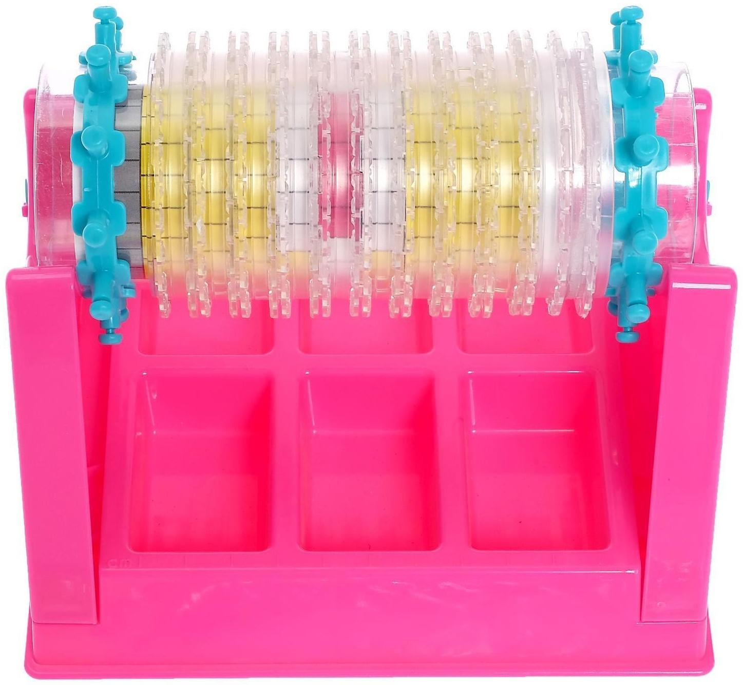 Набор для создания украшений «Красивые браслеты» с прибором для плетения