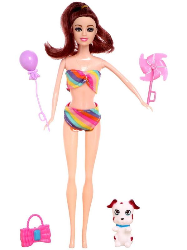 Кукла-модель «Мира» в купальнике, с аксессуарами, МИКС