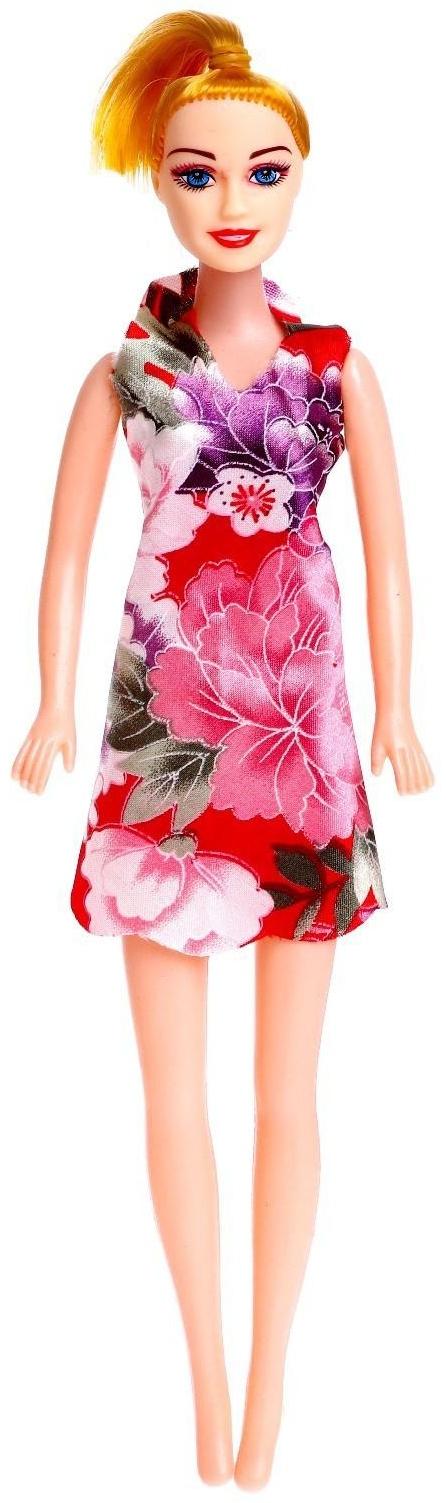 Кукла-модель «Оля» в платье, МИКС