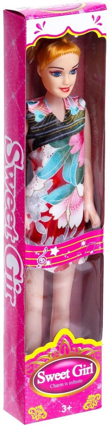 Кукла-модель «Оля» в платье, МИКС