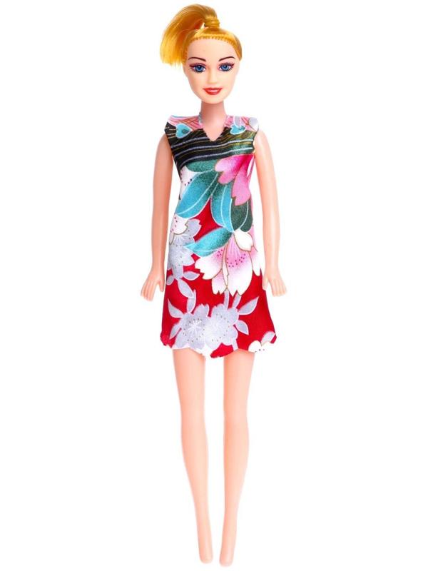 Кукла-модель «Оля» в платье, МИКС