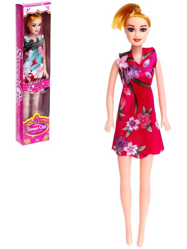 Кукла-модель «Оля» в платье, МИКС