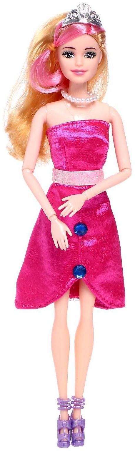 Кукла-модель шарнирная «Рая» в платье, с аксессуарами, МИКС