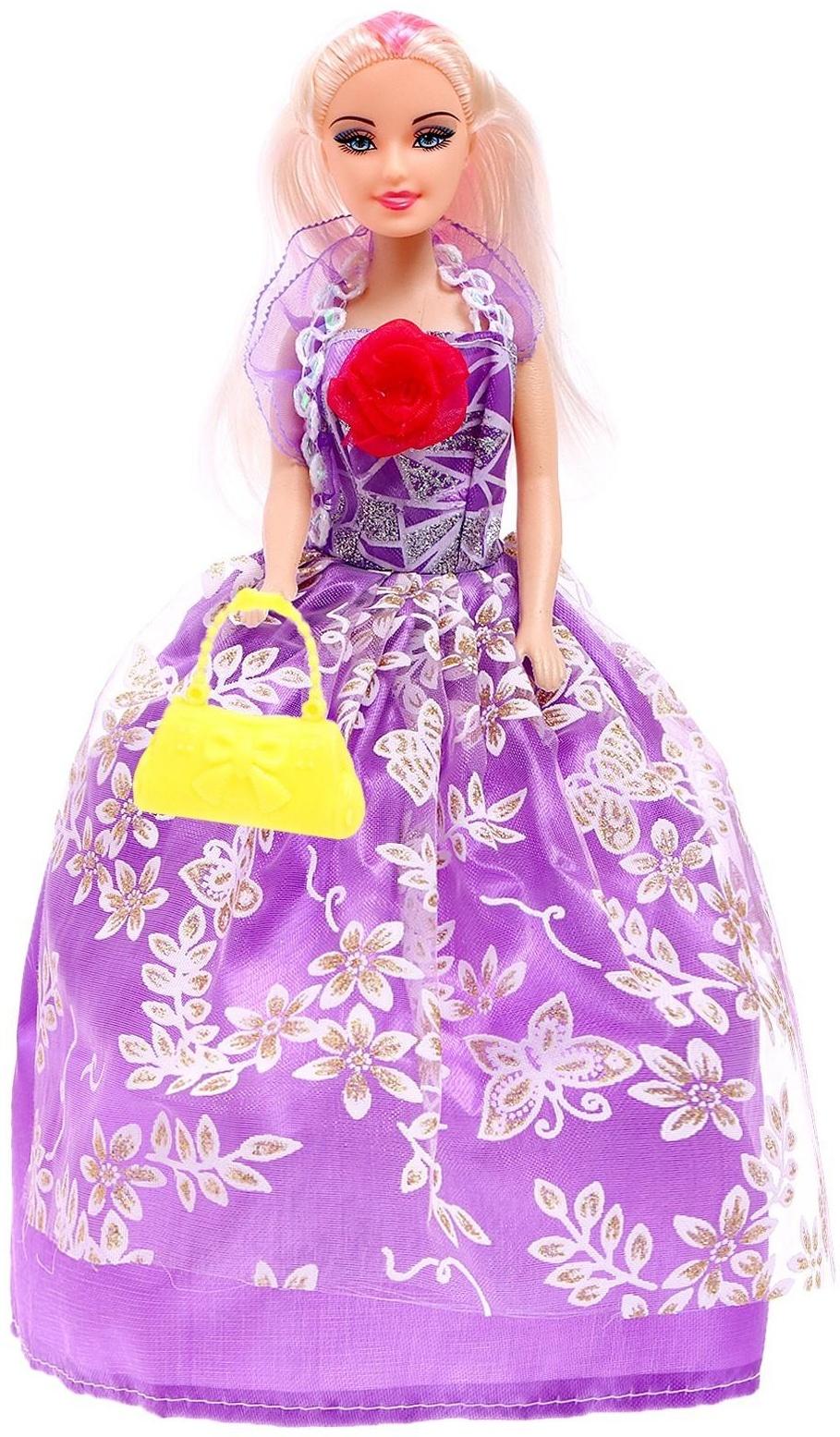 Кукла-модель «Оля» в платье, с аксессуарами, МИКС