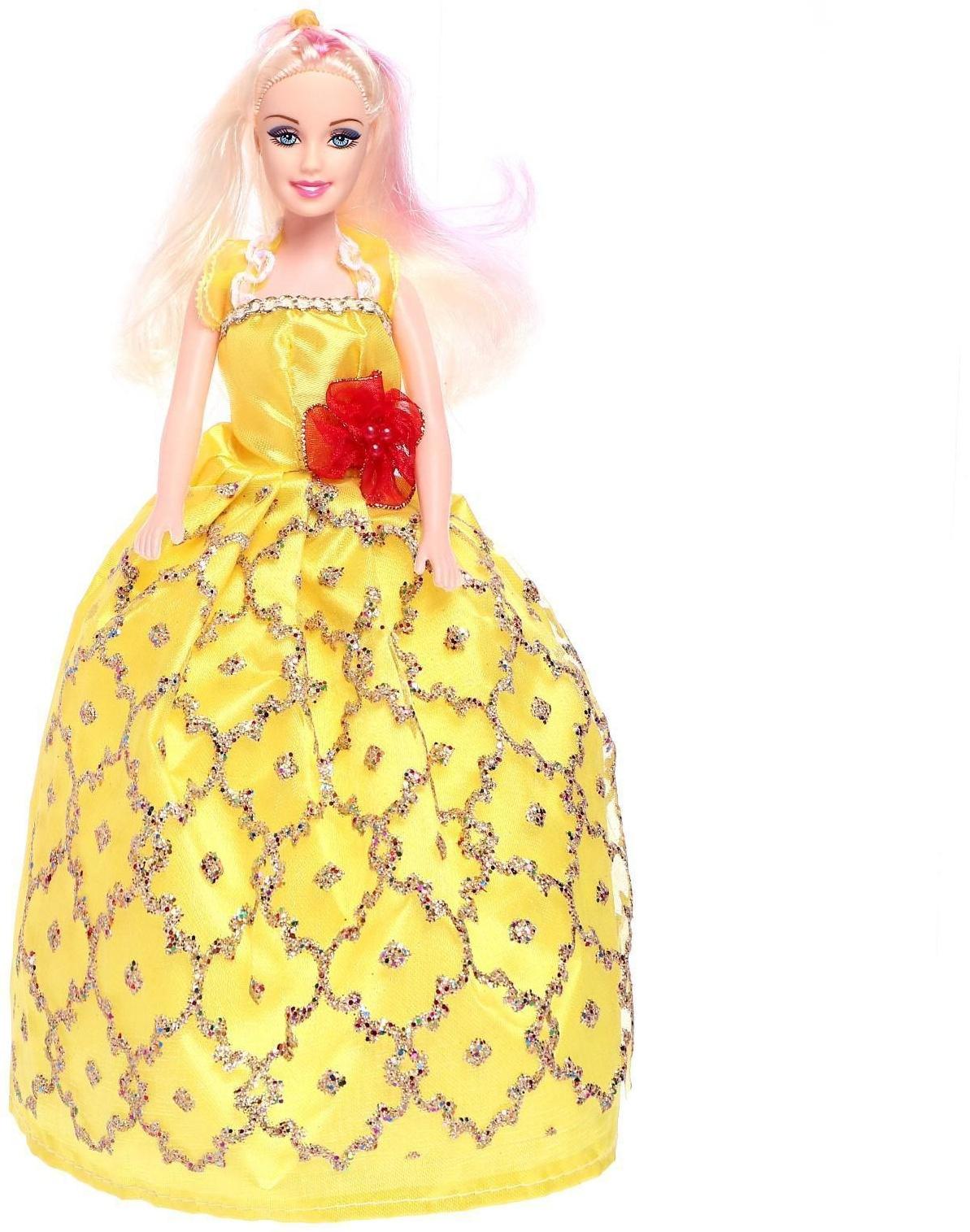 Кукла-модель «Оля» в платье, с аксессуарами, МИКС