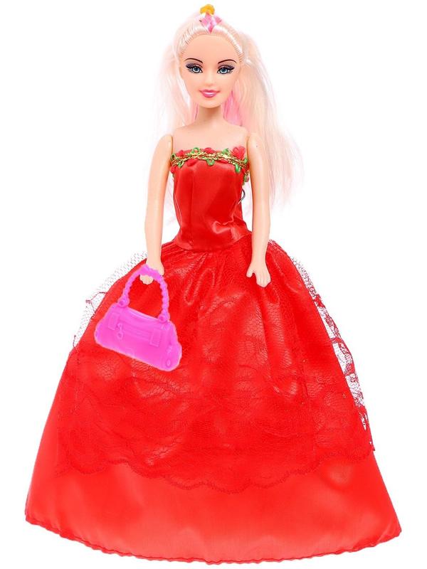 Кукла-модель «Оля» в платье, с аксессуарами, МИКС