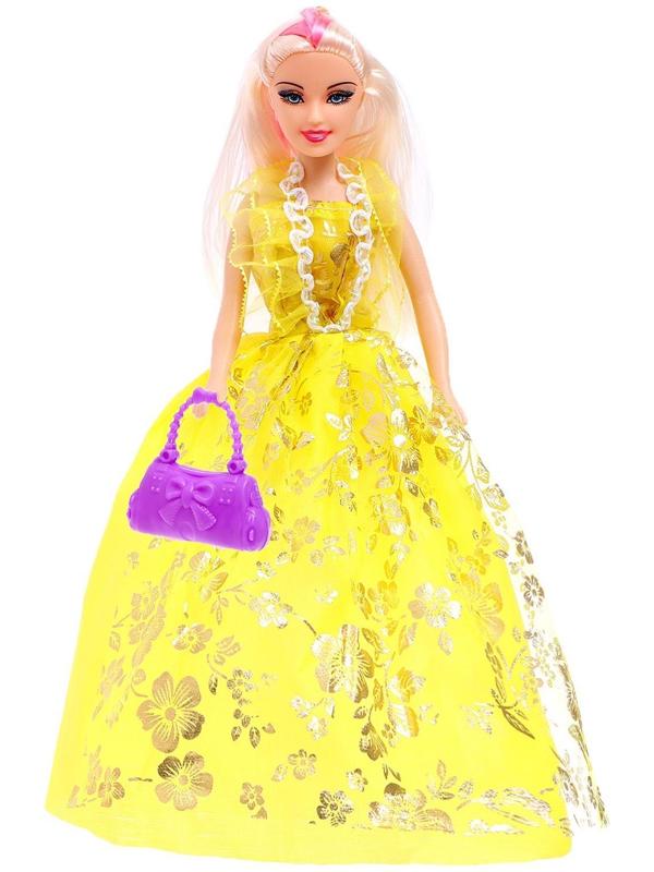 Кукла-модель «Оля» в платье, с аксессуарами, МИКС