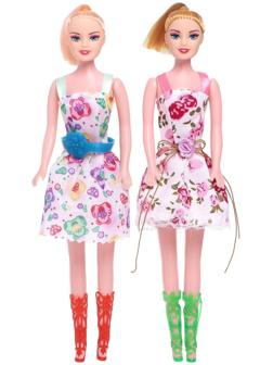 Набор кукол моделей «Сестрёнки» в платье