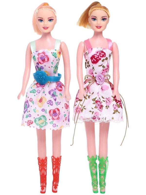 Набор кукол моделей «Сестрёнки» в платье