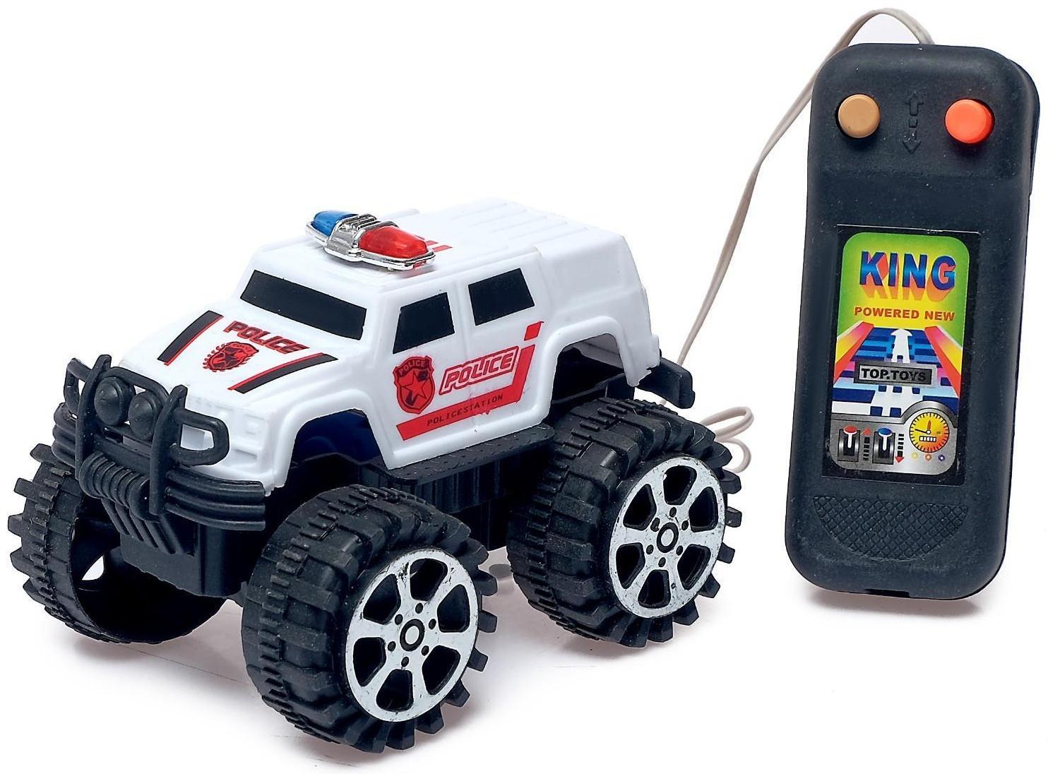 Джип «Полиция», на дистанционном управлении, работает от батареек, МИКС