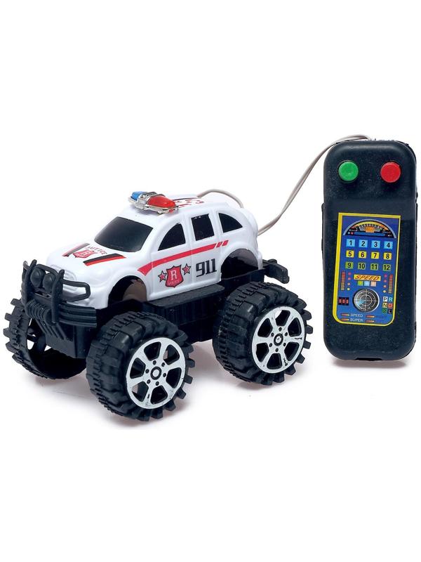 Джип «Полиция», на дистанционном управлении, работает от батареек, МИКС