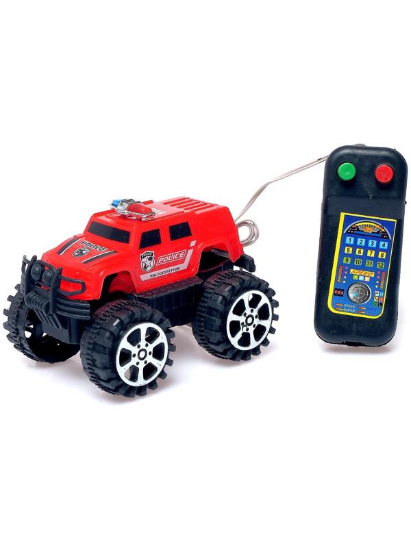 Джип «Полиция», на дистанционном управлении, работает от батареек, МИКС