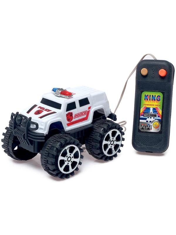 Джип «Полиция», на дистанционном управлении, работает от батареек, МИКС