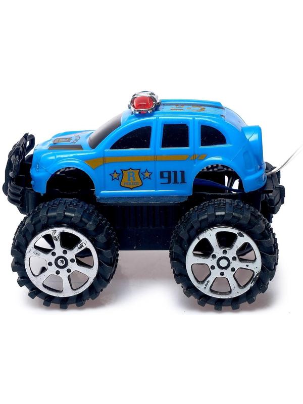 Джип «Полиция», на дистанционном управлении, работает от батареек, МИКС