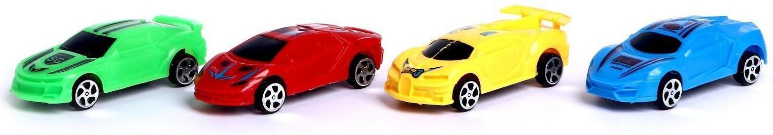 Набор машин инерционных «Гонка», 4 штуки