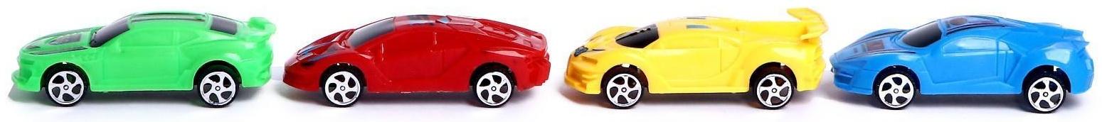 Набор машин инерционных «Гонка», 4 штуки