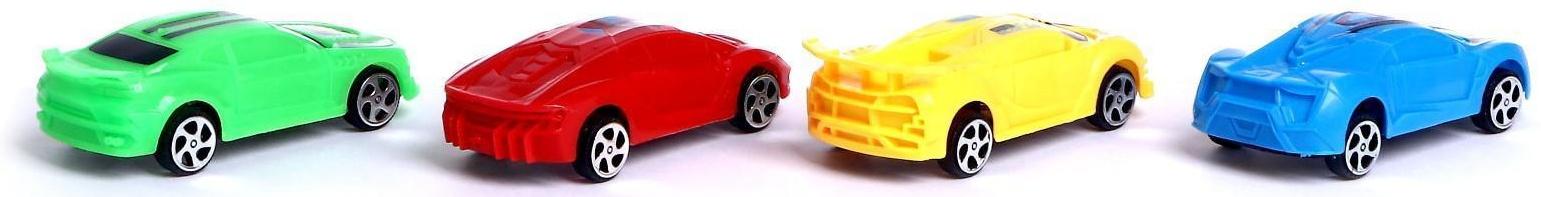 Набор машин инерционных «Гонка», 4 штуки