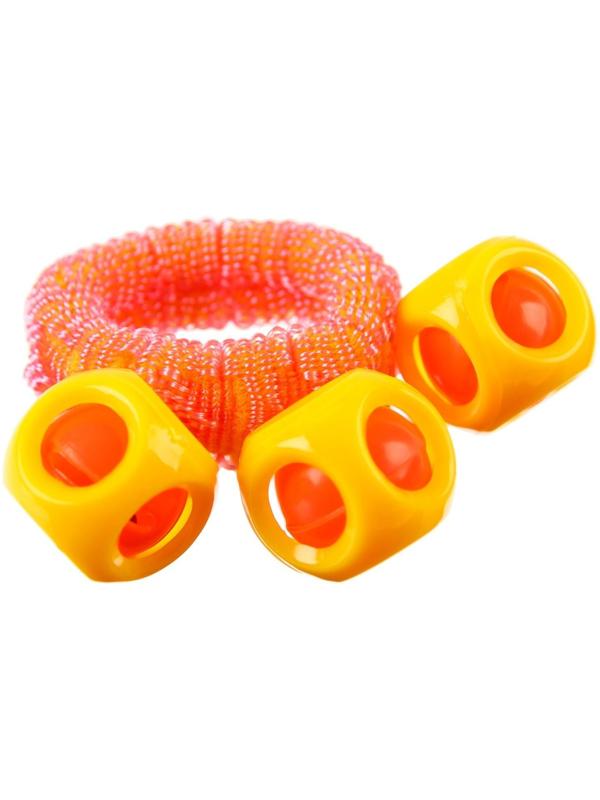 Погремушка - браслет «На ручку», 3 бубенчика, цвет МИКС