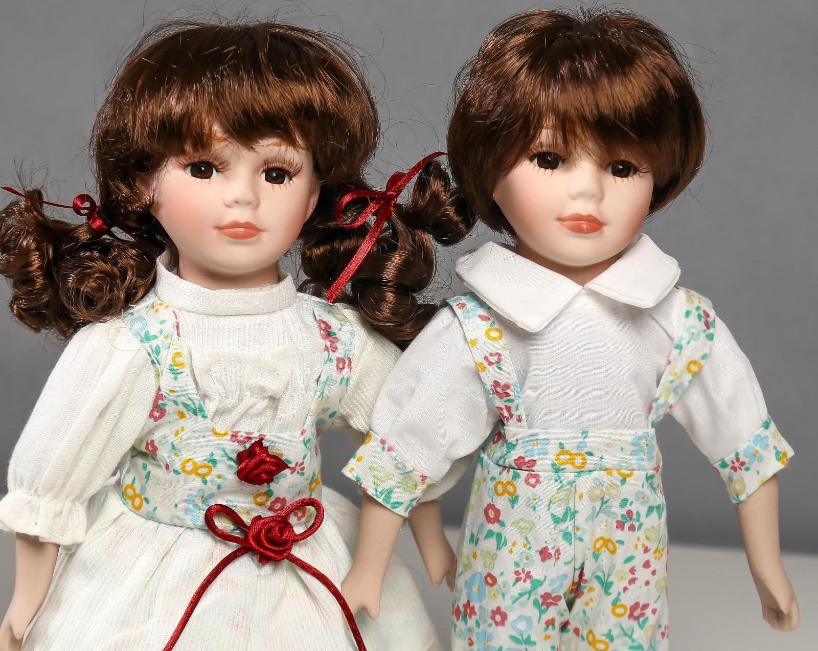 Кукла коллекционная парочка набор 2 шт 
