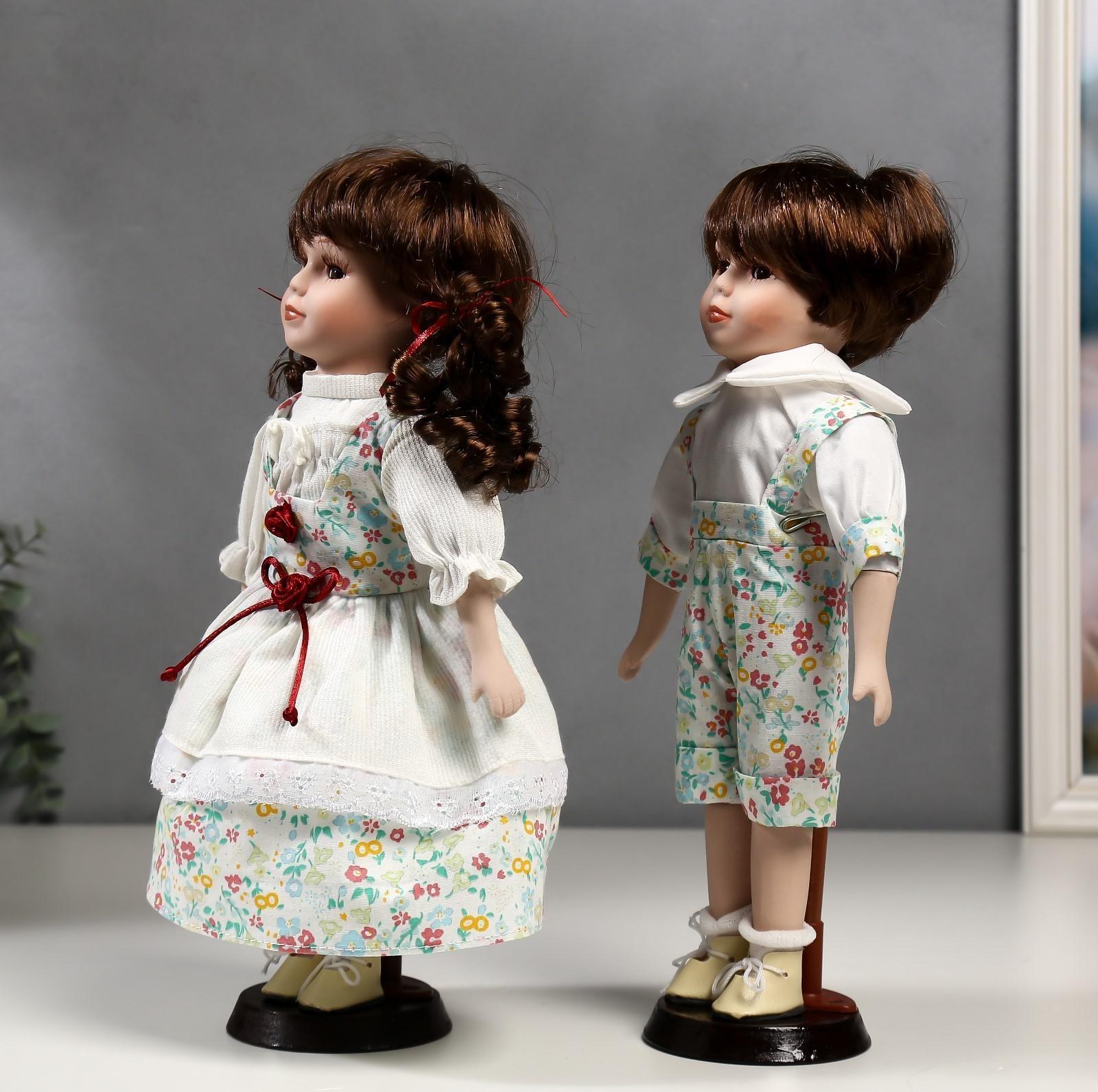 Кукла коллекционная парочка набор 2 шт 