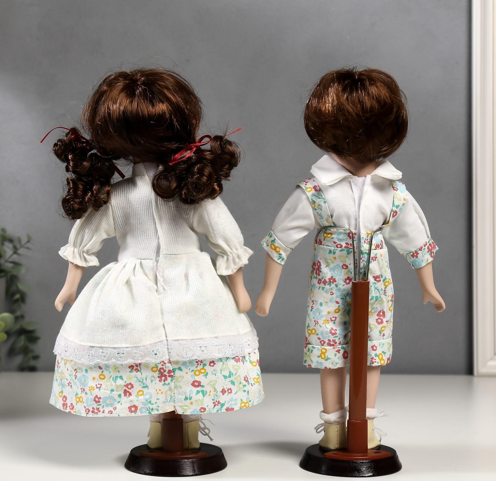 Кукла коллекционная парочка набор 2 шт 