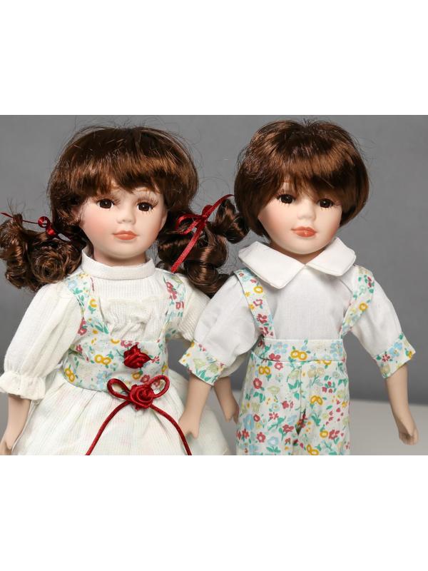 Кукла коллекционная парочка набор 2 шт 