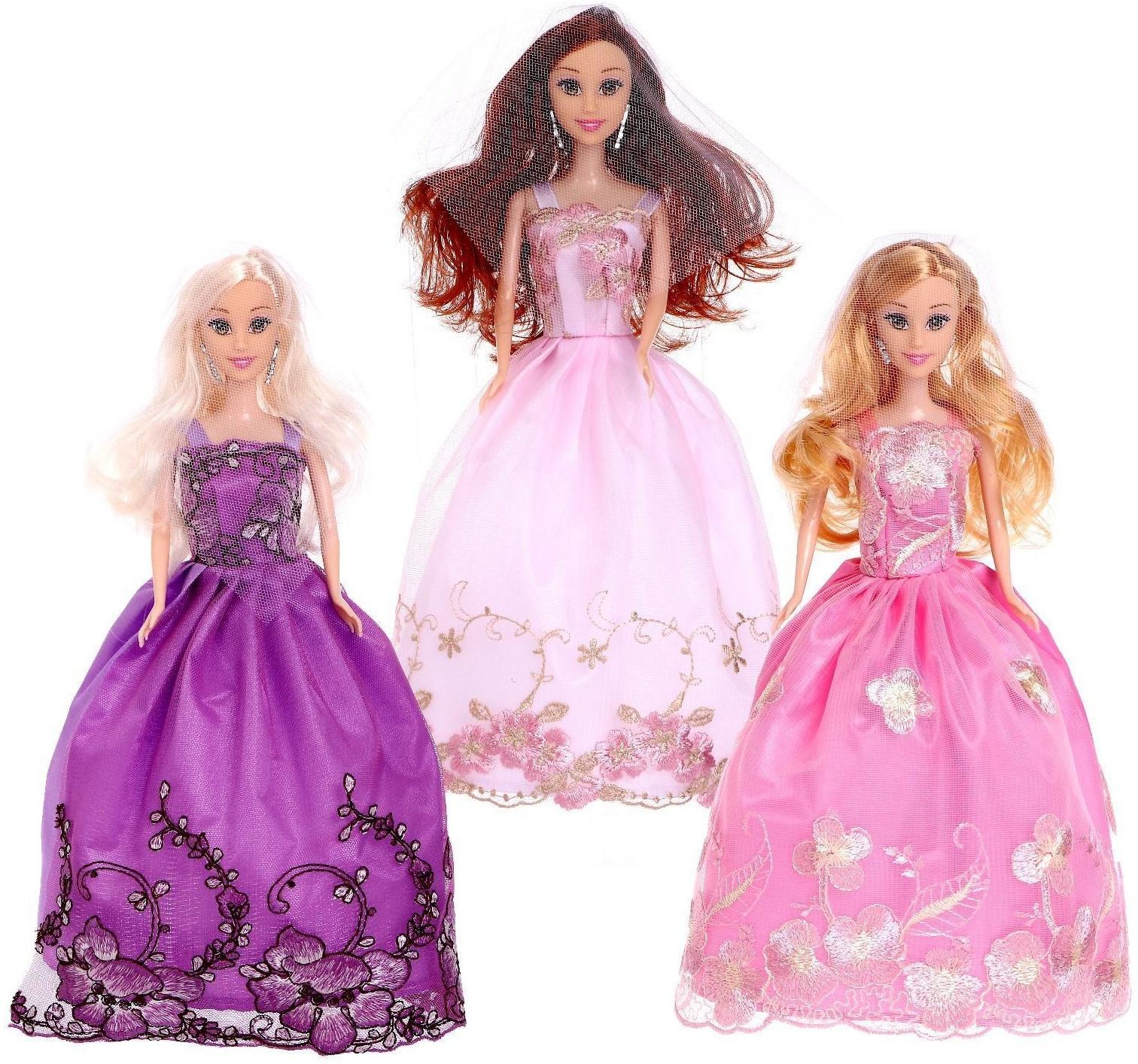 Кукла-модель «Анита» в бальном платье, МИКС