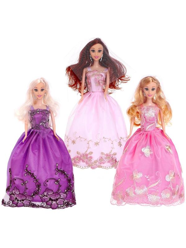 Кукла-модель «Анита» в бальном платье, МИКС