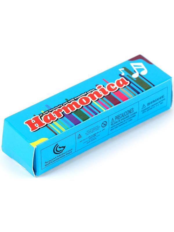 Губная гармошка «Гармоника», с металлическим корпусом и футляром