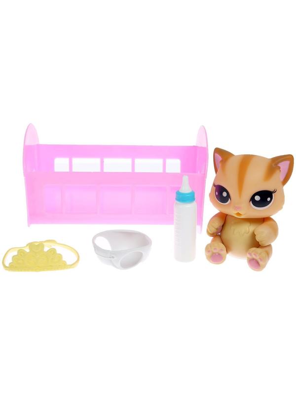 Игрушка-сюрприз «Плюш сплюш» в кроватке с аксессуаром, zoo-МИКС